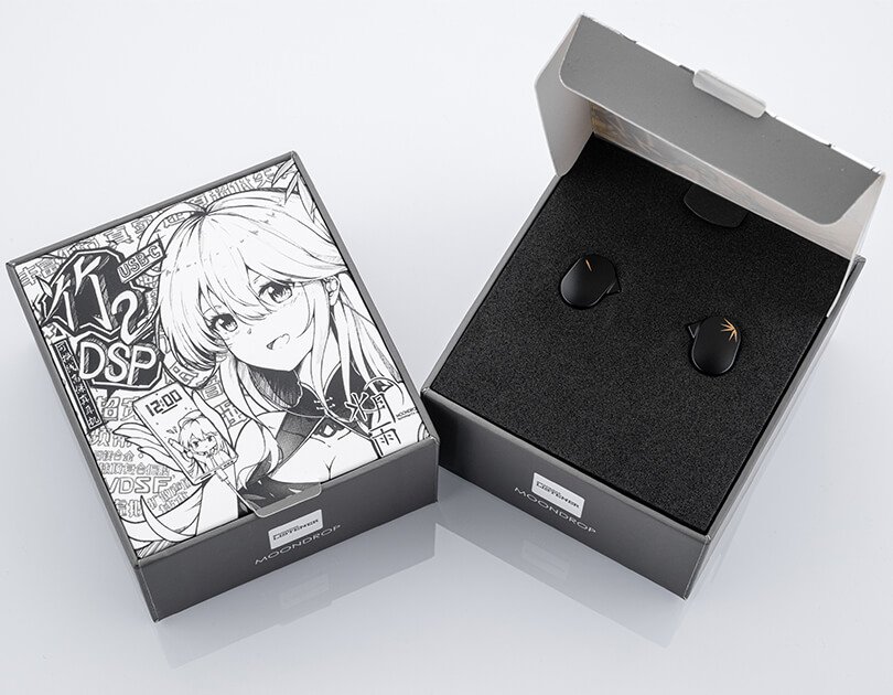 Moondrop Chu II in-ear monitors with black metal casing and detachable cable, a budget choice for gamers