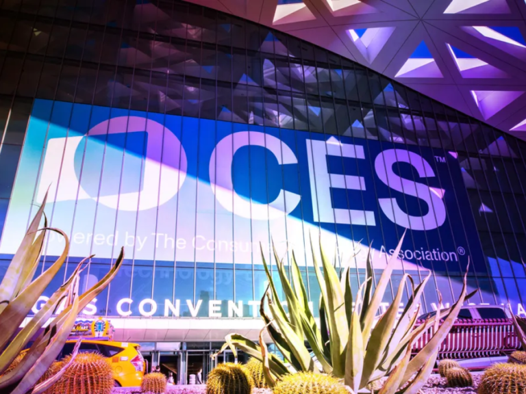 CES 2026 Las Vegas event banner showcasing future trends in PC hardware and gaming technology