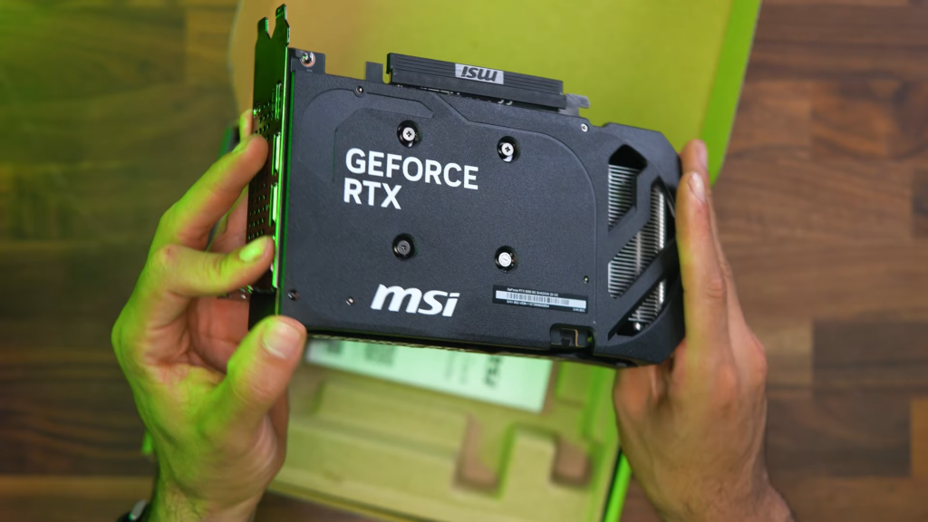 NVIDIA RTX 5050 Shadow 2x graphics card installed in a Budget PC, offering high 1080p gaming performance.