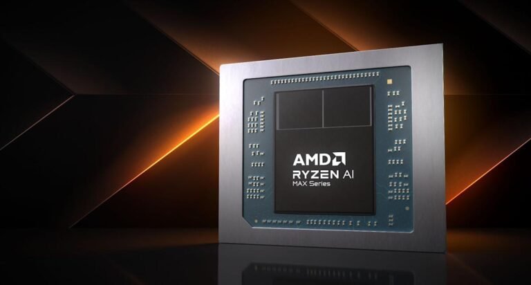 AMD keynote presentation stage displaying specs for the new AMD CPU in CES 2026, highlighting the 400MHz clock speed increase.
